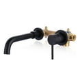 thumbnail image 1 of Wowow Wall Mount Bathroom Faucet for Bathroom Sink Rough in Valve Included, 1 of 8