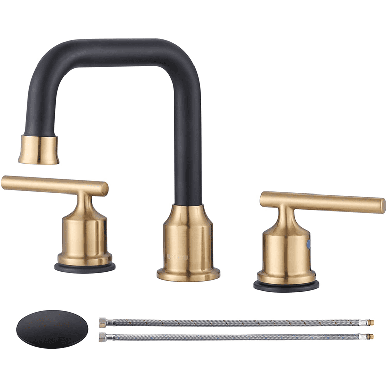 WOWOW Widespread Bathroom Faucet Hole Bathroom Sink Faucet