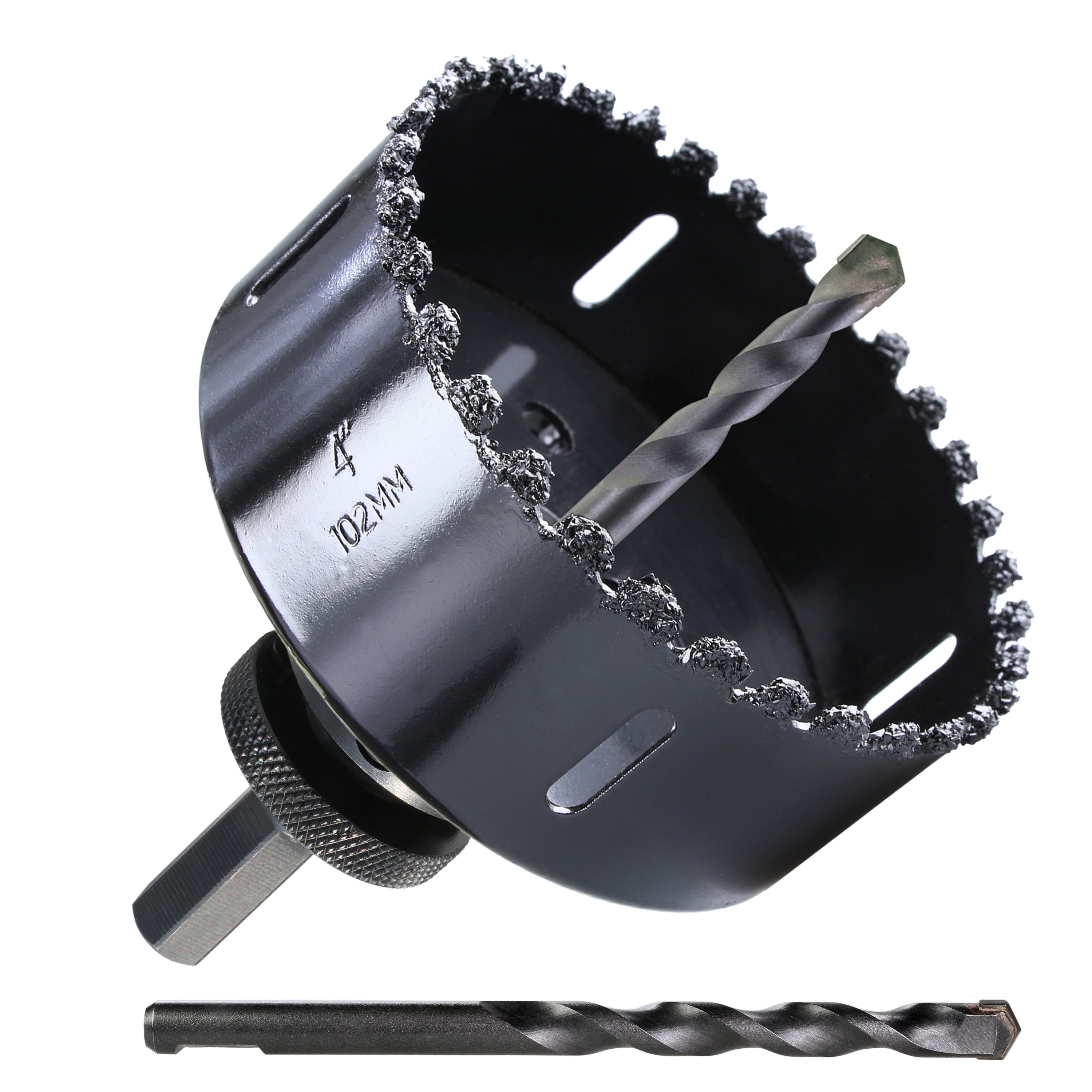 WOWSUPM 4" Carbide Grit Hole Saw Cutting Air Brick Stucco Hardy Plank