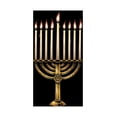 thumbnail image 1 of WOWindow Posters Hannukah Menorah Poster Window Decoration 34.5"x60" Backlit Poster plus candle flame cover up stickers, 1 of 4