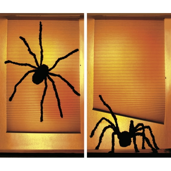 WOWindow Posters Shady Spiders Halloween Window Decoration two 34.5"x60" Backlit Posters
