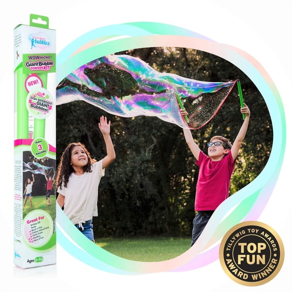 WOWmazing Giant Bubble Powder 4-Piece Kit