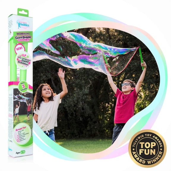 WOWmazing Giant Bubble Powder 4-Piece Kit
