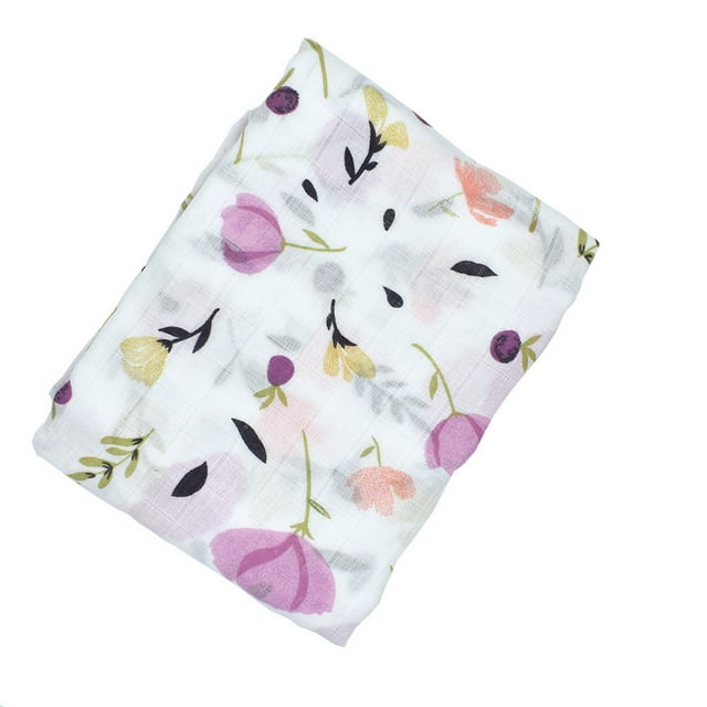 WOXINDA Blanket Bulk Muslin Baby Floral Swaddle Blanket Receiving