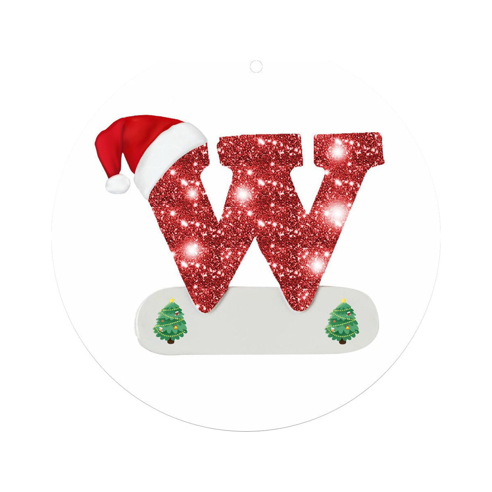 WOXINDA Christmas Letter Ornaments Wooden Christmas Tree Ornaments