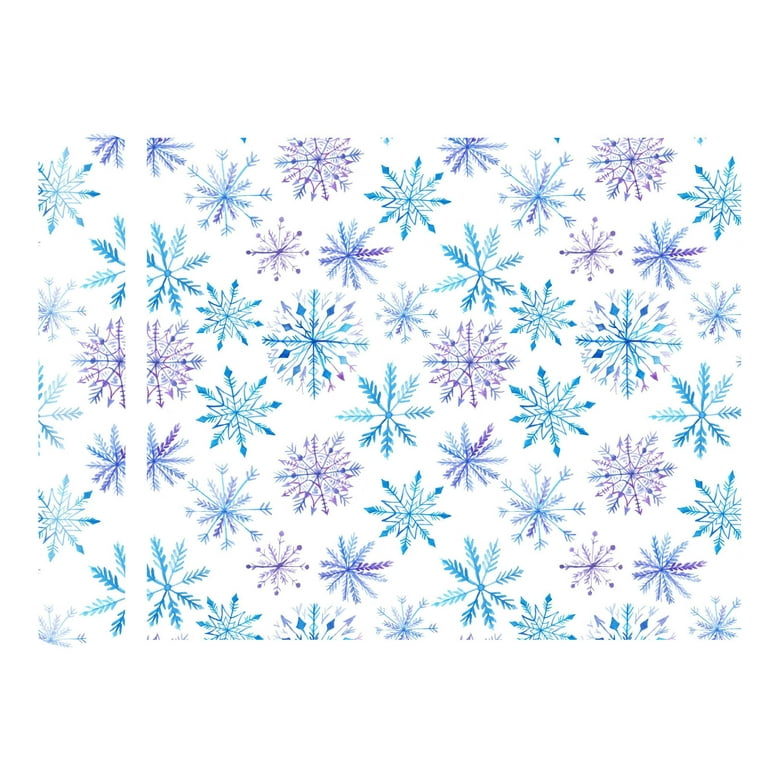 WOXINDA Christmas Winter Snowflake Pattern Heat Transfer Vinyl Rainbow  Stripe Pattern Vinyl Vinyl Bundling Roll Soft Metal HTV Vinyl For Ironing  Clothes And Other Fabrics 