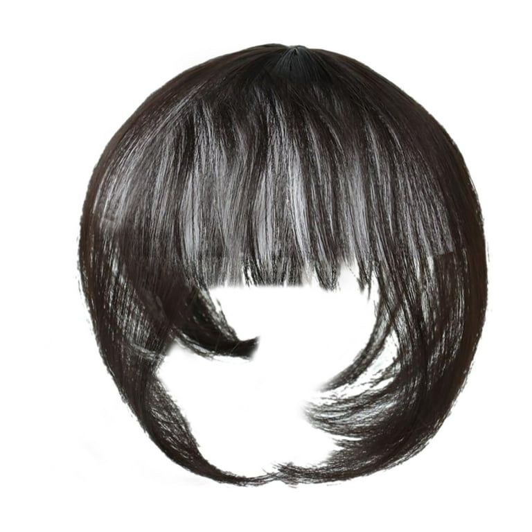 WOXINDA Dryer Hair Catcher Silk Bonnet for Long Hair Bangs Wig Female 3d  Air Bangs Wig Piece Invisible Natural Multi-directional Bangs 