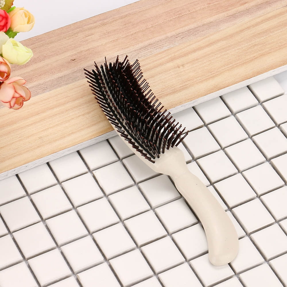 WOXINDA Hair Brush Gel Handle Small Nylon Brush Lotus Small plastic