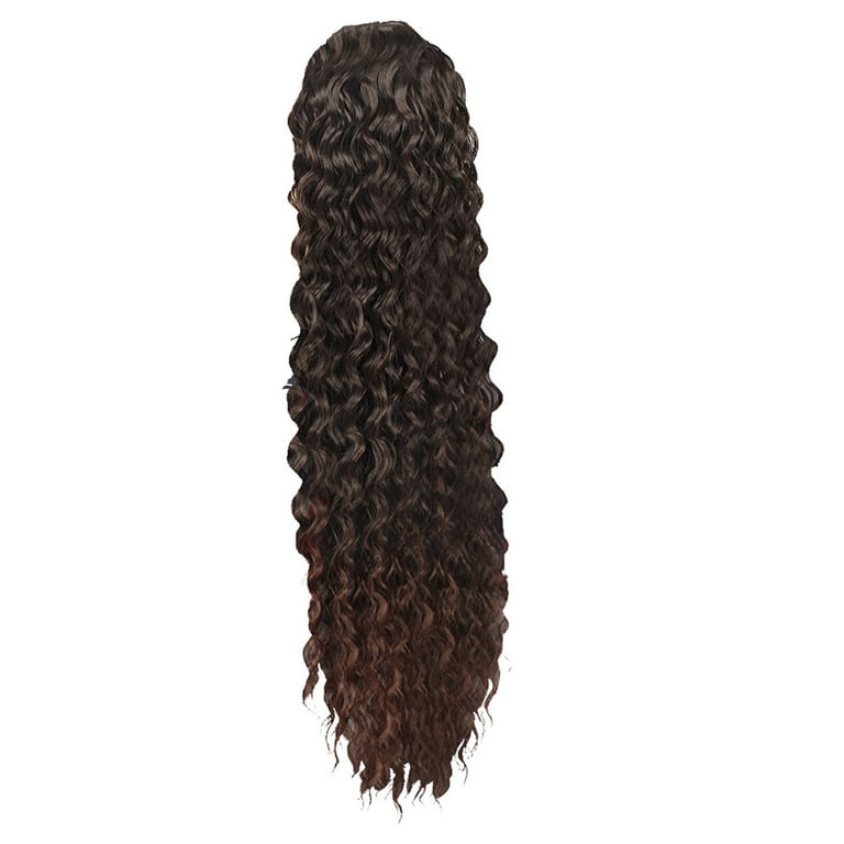 WOXINDA Hair Product Hair Beads for Braids for Girls Wig Female Ponytail  Foreign Trade Drawstring Mesh Pocket Curly Hair Border Fiber Elastic Mesh  Drawstring Ponytail 