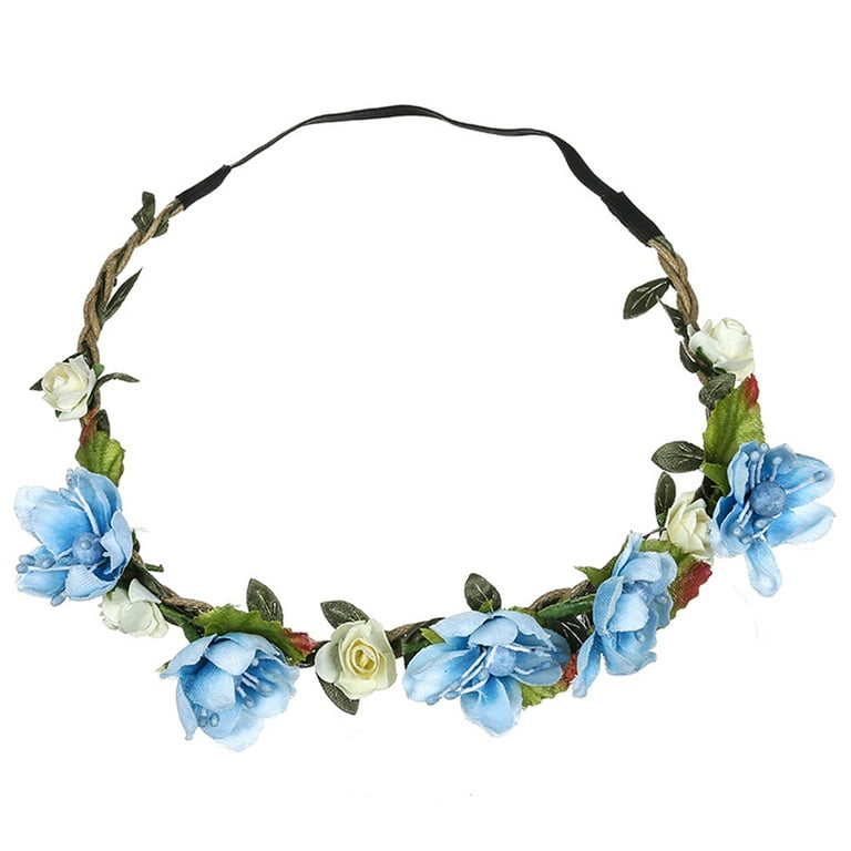 Spring Bohemian Mini Flower Crowns Beach Hawaii Floral Garland Romantic  Mantianxing Wedding Wreaths Flower Headband - Bridal Headwear - AliExpress