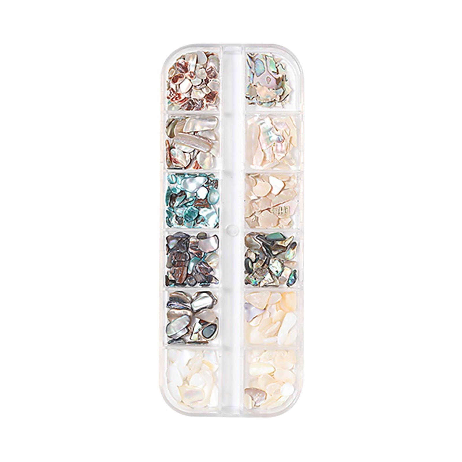 WOXINDA Star Stickers for Nails Rhinestones for Nails 12 Colors Mixed Nail  Shell Pieces Long Box Mixed Ultra Thin Abalone Pieces Japanese Style Diy  Nail Decoration Kit 