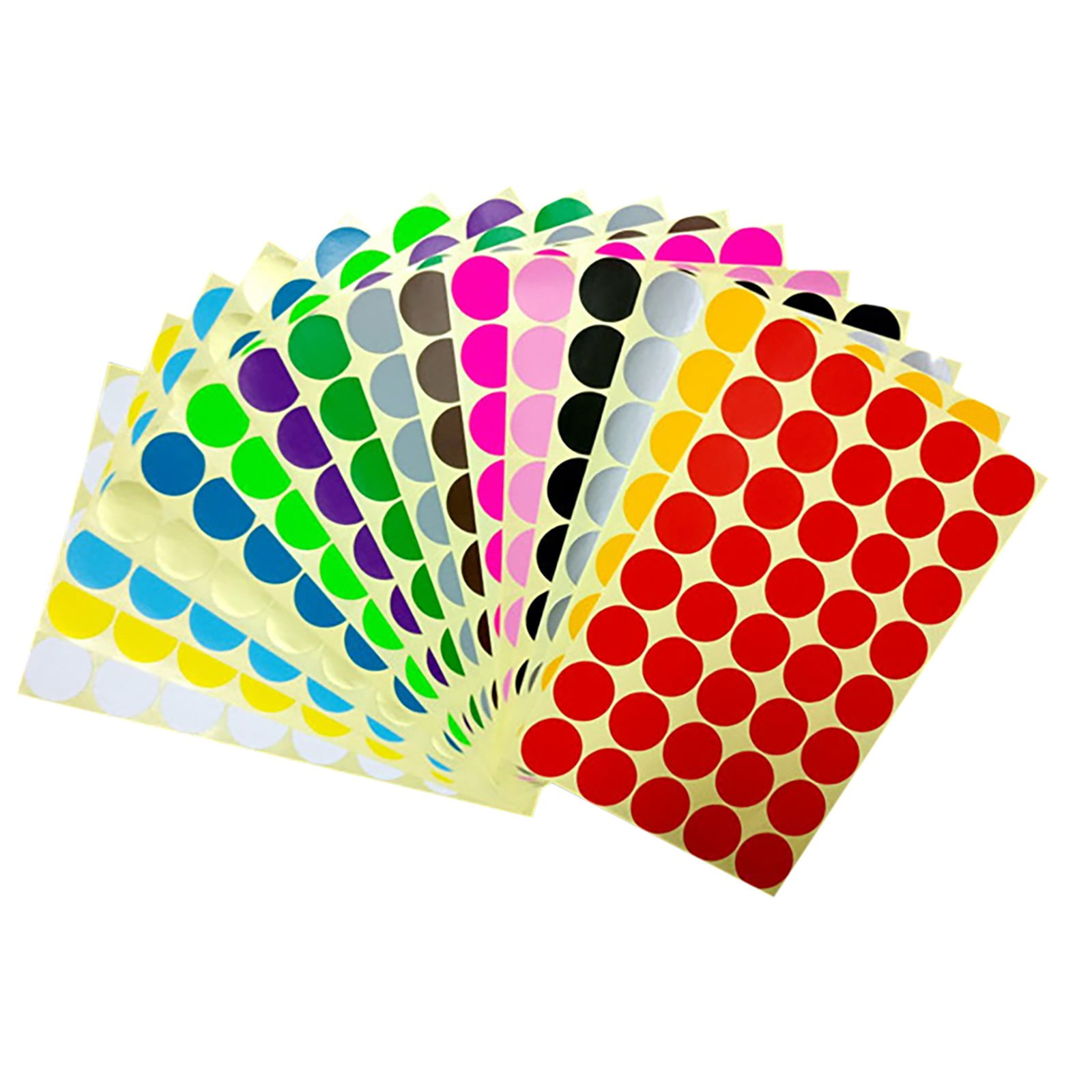 WOXINDA Studio Set Photo Round Dot Stickers 25 Mm Self Adhesive