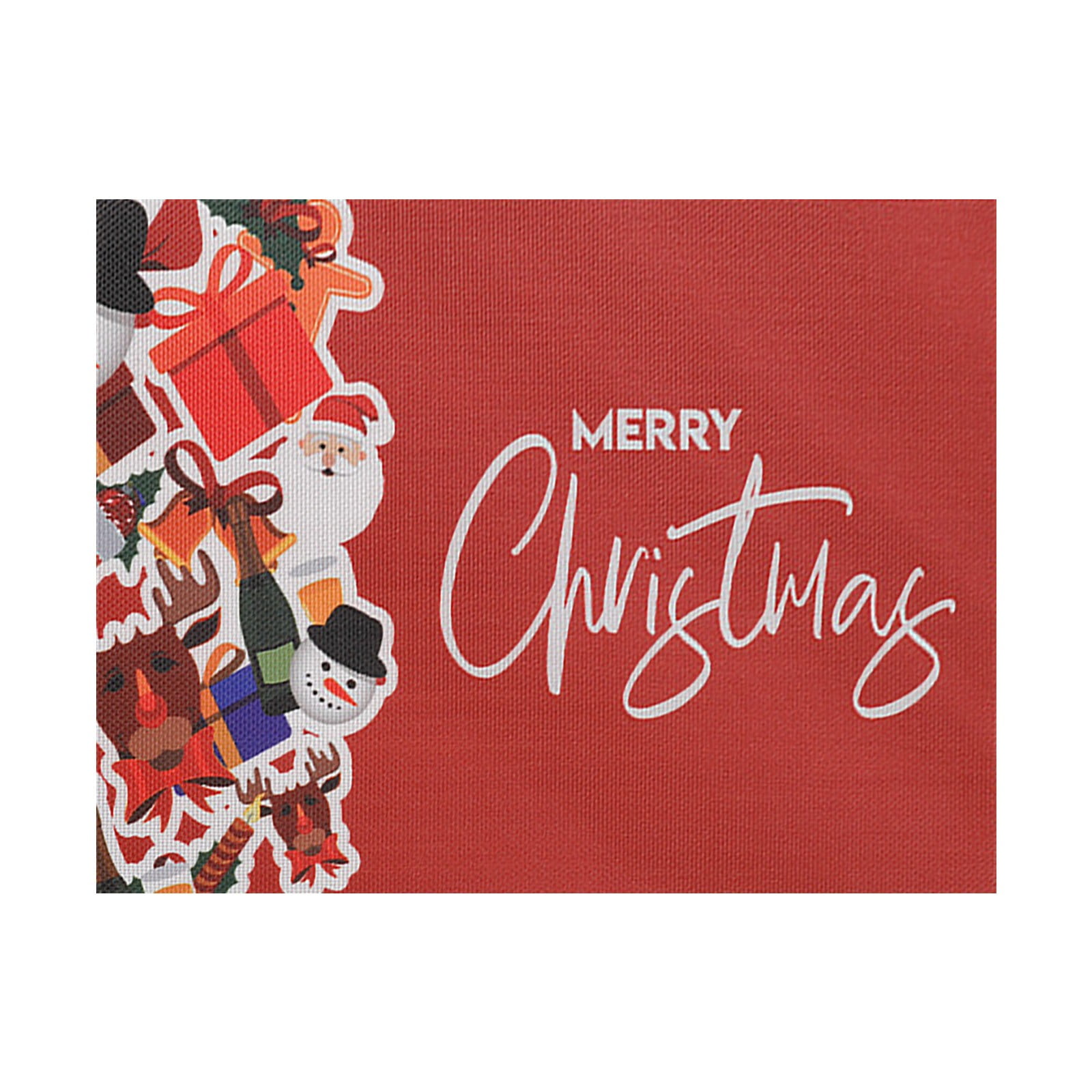 WOXINDA round 5 Piece Dining Table Set Christmas Placemats For Dining