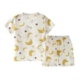 thumbnail image 1 of WOYY Baby Boys Cartoon Pajamas Breathable Sleepwear Set Short Sleeve Tee Shorts PJs, 1 of 6