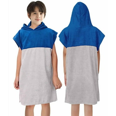 WOYY Baby Girls Bath Towel Swimming Cover Up Quick Drying Hooded Bathrobe Beach Dress
