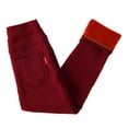 thumbnail image 1 of WOYY Baby Girls Skinny Fit Pants Winter Leggings Casual Trousers, Sizes 18-24 Months, 1 of 3