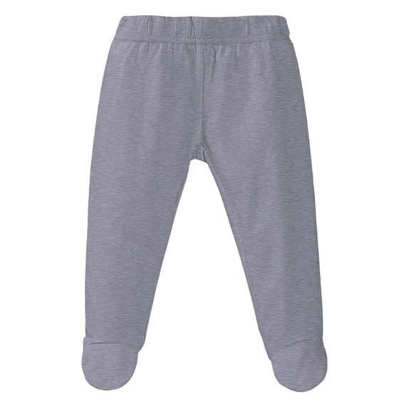 WOYY Baby Pants Cotton Soft Footed Pants Full Coverage Sleeper Trousers, Sizes 6-9 Months