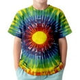 thumbnail image 1 of WOYY Big Boy Tie Dye Short Sleeves T-Shirt Summer Casual Tee Shirt, Sizes 3-13 & Husky, 1 of 3
