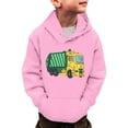 thumbnail image 1 of WOYY Big Boy's Hoodie Truck Print Hooded Sweatshirt Kids Casual Sport Pullover Tops, 1 of 4