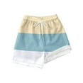 thumbnail image 1 of WOYY Big Boys Beach Swimming Trunks Compression Liner Stretch Board Shorts, Sizes 10-12Y, 1 of 3