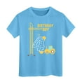 thumbnail image 1 of WOYY Big Boys Birthday T Shirt Short Sleeves Graphic T-Shirt Summer Casual Tshirt, 1 of 3