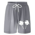 thumbnail image 1 of WOYY Big Boys Coconut Tree Print Beach Shorts Casual Pull-On Shorts, Sizes 10-12Y, 1 of 8