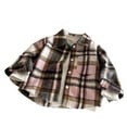 thumbnail image 1 of WOYY Big Boys Flannel Long Sleeve Plaid Shirt Casual Button Down Shirt, Sizes 11-12, 1 of 3