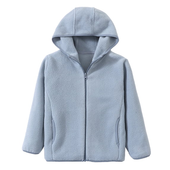 WOYY Big Boys Coat Fall Winter Full-Zip Hooded Jacket Outerwear, Sizes 7-8