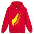 thumbnail image 1 of WOYY Big Boys Graphic Hoodie Casual Athletic Pullover Hooded Sweatshirt, Sizes 9-10, 1 of 2