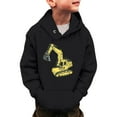 thumbnail image 1 of WOYY Big Boys Hoodie Excavator Print Hooded Sweatshirt Casual Sport Pullover Tops, 1 of 7
