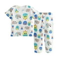 thumbnail image 1 of WOYY Big Boys Pajamas Cartoon Cute Short Sleeve T Shirt Pants Sleepwear, Sizes 13-14Y, 1 of 3