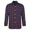 thumbnail image 1 of WOYY Big Boys Plaid Long Sleeve Shirt Unisex Casual Button Down Shirt, Sizes 9-10, 1 of 5