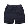 thumbnail image 1 of WOYY Big Boys Pull-On French Terry Shorts Solid Casual Active Beach Shorts, Sizes 1-8, 1 of 3