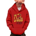 thumbnail image 1 of WOYY Big Boys Sport Hoodie Cartoon Excavator Print Pullover Hooded Sweatshirt for Kids, 1 of 4