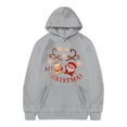 thumbnail image 1 of WOYY Big Girl's Christmas Hoodie Xmas Graphic Warm Loose Hooded Sweatshirt, 1 of 3
