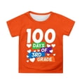 thumbnail image 1 of WOYY Big Girls 100 Days Of School Shirt Cute Soft Short Sleeve T-Shirt, Sizes 10-11, 1 of 3