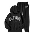 thumbnail image 1 of WOYY Big Girls 2 Piece Tracksuit California Printed Zip Up Hoodie Sweatpants Outfits, Sizes 9-10, 1 of 3