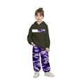 thumbnail image 1 of WOYY Big Girls Camo Sweatsuit Hooded Sweatshirt Jogger Pants Outfits, Sizes 9-10, 1 of 3