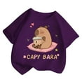 thumbnail image 1 of WOYY Big Girls Cartoon Animal T-Shirt Graphic Tee Short Sleeve Crew T Shirt, Sizes 2-14, 1 of 3