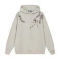 thumbnail image 1 of WOYY Big Girls' Casual Hoodie Flower Embroidery Loose Pullover Hooded Sweatshirt, 1 of 2