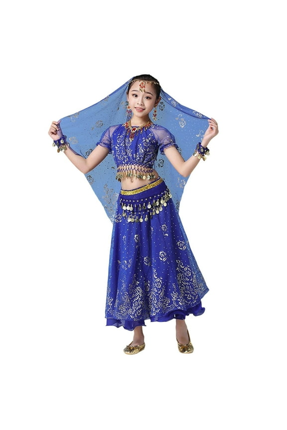 Big Girls Dance Co_Stume Stage Performance Dancewear Outfit Set, Sizes 8-10