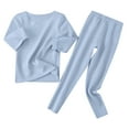 thumbnail image 1 of WOYY Big Girls Sleepwear Set Thermal Underwear Set Base Layer Outfits, Sizes 10-12, 1 of 4
