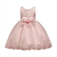 thumbnail image 1 of WOYY Big Girls Flower Lace Party Pageant Gown Tutu Wedding Bridesmaid Dress, Sizes 8-10, 1 of 1