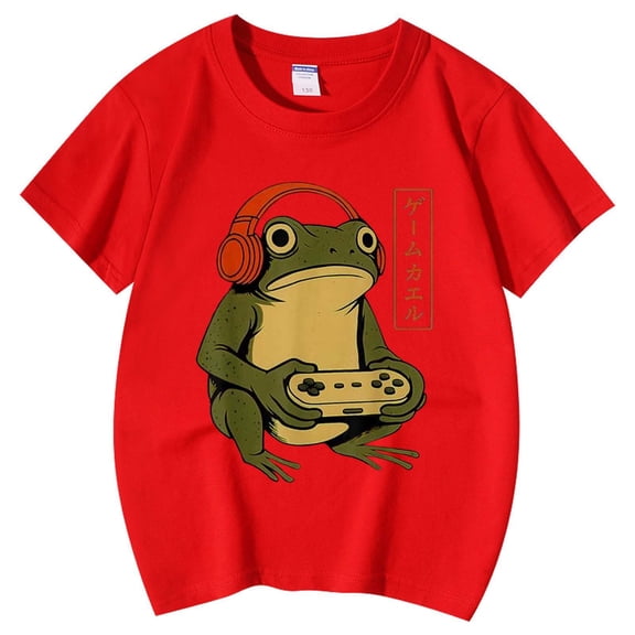 WOYY Big Girls T-Shirt Short Sleeve Graphic Tee Kids Casual T Shirt, Sizes 12-13