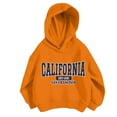 thumbnail image 1 of WOYY Big Girls Hoodie California Print Hooded Sweatshirt Pullover Casual Letter Hoodie, 1 of 2