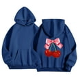 thumbnail image 1 of WOYY Big Girls Hoodie Cute Cherry Print Hooded Sweatshirt Pullover Top, Sizes 8-9, 1 of 4