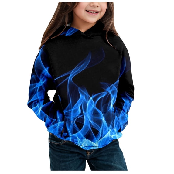 WOYY Big Girls' Hoodies Fashion Pullover Hooded Sweatshirt for Kids, Sizes 10-12
