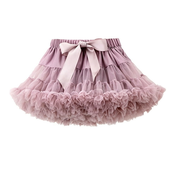 WOYY Big Girls Layered Tutu Skirt Holiday Party Princess Dance Skirt, Sizes 1-12