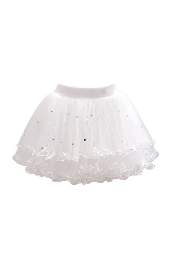 Big Girls Mesh Tutu Skirt Ballet Dance Performance Tulle Skirt, Sizes 1-14