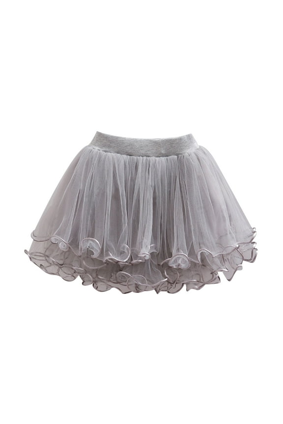 Big Girls Mesh Tutu Skirt Birthday Party Princess Tulle Skirt, Sizes 1-14